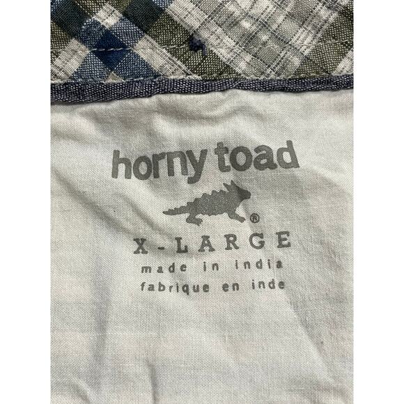 Horny Toad & Co Casual Button Down Shirt Plaid Mens Size XL 100% Organic Cotton - Picture 6 of 9